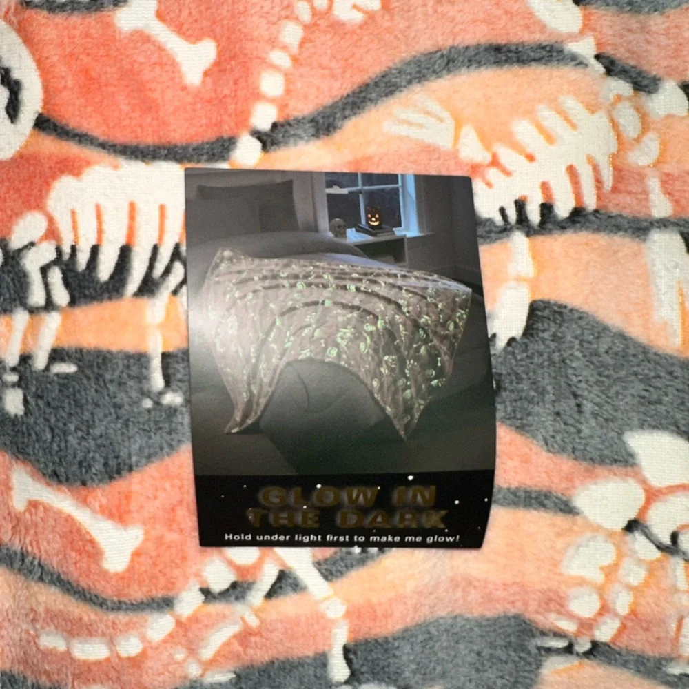 Glow in the Dark Halloween Blanket